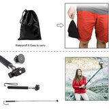 Techsuit Accessory Kit CamQuest 15in1 (SA15), pentru GoPro Action Camera, Negru