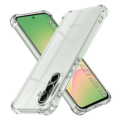 Husa pentru Samsung Galaxy A56 5G, Techsuit Shockproof Clear Silicone, transparenta