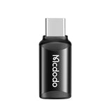 Adaptor Mcdodo OTG Adapter (OT-7700), Lightning to Type-C, Aluminium Alloy, Charging & Data Sync, 3A, Negru