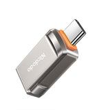 Adaptor Mcdodo OTG Adapter (OT-8730), USB to Type-C, Zinc Alloy, 5.0Gbps, Negru
