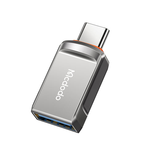 Adaptor Mcdodo OTG Adapter (OT-8730), USB to Type-C, Zinc Alloy, 5.0Gbps, Negru