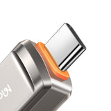 Adaptor Mcdodo OTG Adapter (OT-8730), USB to Type-C, Zinc Alloy, 5.0Gbps, Negru