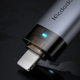 Adaptor Mcdodo OTG Adapter (OT-7390), USB to Lightning, Aluminium Alloy, Charging&data Sync, cu Indicator Light
