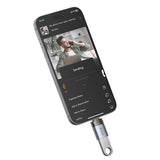 Adaptor Mcdodo OTG Adapter (OT-7390), USB to Lightning, Aluminium Alloy, Charging&data Sync, cu Indicator Light