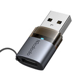 Adaptor Mcdodo OTG Adapter (OT-7580), Type-C to USB3.0, Aluminium Alloy, Charging&data Sync, cu Indicator Light