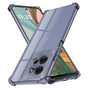 Husa pentru Motorola Moto G75, Techsuit Shockproof Clear Silicone, fumuriu