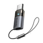 Adaptor Mcdodo OTG Adapter (OT-7610), Lightning to Type-C, Aluminium Alloy, Charging & Data Sync, 60W, Albastru Light