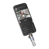 Adaptor Mcdodo OTG Adapter 2in1 (OT-7600), USB to USB-C, Integrat Card Reader, Charging & Data, 5Gbps, Albastru Light