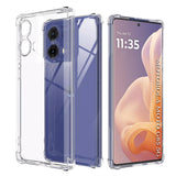 Husa pentru Motorola Moto G85, Techsuit Shockproof Clear Silicone, transparenta