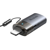 Adaptor Mcdodo OTG Adapter (OT-7850), USB to Lightning, cu TF Card Reader, Fast Data Transfer, 480Mbps, LED, Lanyard