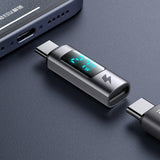 Adaptor Mcdodo OTG Adapter Wales Series (OT-6090), Type-C to Type-C, PD100W, 5A, Charging & Data Sync, Afisaj Digital