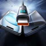 Adaptor Mcdodo OTG Adapter Wales Series (OT-5990), pentru Apple Only, Lightning to Type-C, 60W, 3A, Afisaj Digital