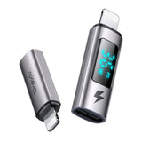 Adaptor Mcdodo OTG Adapter Wales Series (OT-6100), Type-C to Lightning, PD36W, 3A, Display, Compatible cu E-Mark Chip