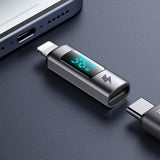 Adaptor Mcdodo OTG Adapter Wales Series (OT-6100), Type-C to Lightning, PD36W, 3A, Display, Compatible cu E-Mark Chip
