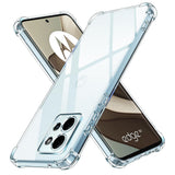 Husa pentru Motorola Edge 50, Techsuit Shockproof Clear Silicone, transparenta