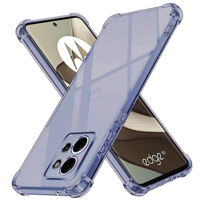 Husa pentru Motorola Edge 50, Techsuit Shockproof Clear Silicone, fumuriu