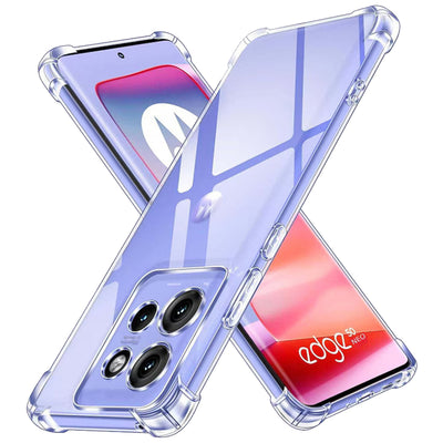Husa pentru Motorola Edge 50 Neo, Techsuit Shockproof Clear Silicone, transparenta