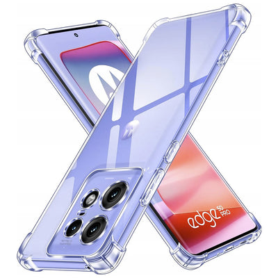 Husa pentru Motorola Edge 50 Pro, Techsuit Shockproof Clear Silicone, transparenta