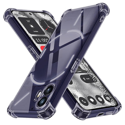 Husa pentru Nothing Phone (2), Techsuit Shockproof Clear Silicone, fumuriu