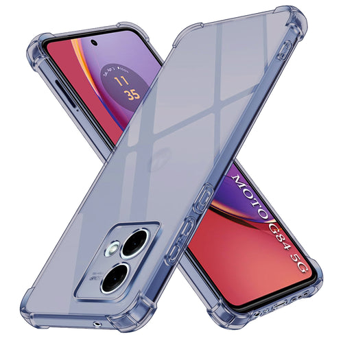 Husa pentru Motorola Moto G84, Techsuit Shockproof Clear Silicone, fumuriu
