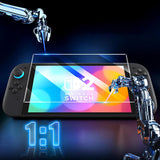 Techsuit (2 pack) Premium Tempered Glass SwitchAura cu Applicator (NS1), pentru Nintendo Switch 2, 9H Resistant, Clear