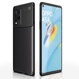 Husa pentru OPPO A54 4G, Techsuit CarbonFiber, negru