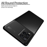 Husa pentru OPPO A54 4G, Techsuit CarbonFiber, negru