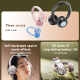 Casti wireless Yesido Casti Wireless (EP06), pentru Kids, cu Bluetooth V5.3, Microphone, Support Cablu audio, 500mAh, bleu