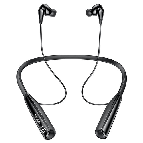 Casti wireless Yesido (YSP22), Magnetic, Neckband Design, cu Bluetooth V5.3, 500mAh, Type-C, negru