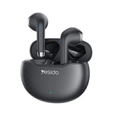 Casti wireless Yesido (TWS21), cu Bluetooth V5.3, Semi-Design in-ear, Control tactil, ANC, 320mAh, alb