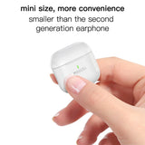 Casti wireless Yesido (TWS17), cu Bluetooth V5.1, Semi-Design in-ear, 200mAh, Type-C, alb