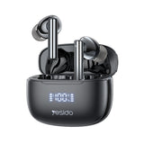 Casti wireless Yesido (TWS23), cu Noice Cancelling, Control tactil, Bluetooth V5.3, In-ear, 300mAh, negru