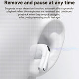 Casti wireless Yesido (TWS31), cu 13mm Difuzor, Bluetooth 5.4, Semi-Design in-ear, 300mAh, Type-C, alb