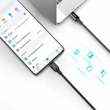 Cablu UGREEN de date US300 (60551), USB-C to USB-C, 5A, 100W, 1m, alb