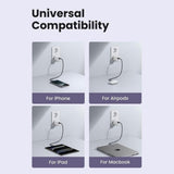 Incarcator retea UGREEN X516 (65015), USB, Type-C, GaN Incarcare rapidar, 30W, QC3.0, alb