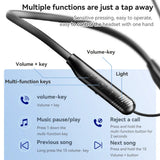 Casti wireless Yesido (YSP20), Magnetic, Neckband Design, cu Bluetooth V5.3, 400mAh, Type-C, negru