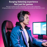 Casti gaming Yesido Wired Headphones (EK05), pentru Gaming, USB, cu Microphone, RGB LED Lights, negru