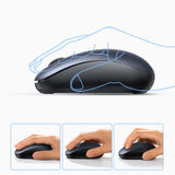 Mouse wireless UGREEN MU105 (90550), 800/1200/1600/2400 DPI, albastru