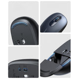 Mouse wireless UGREEN MU105 (90550), 800/1200/1600/2400 DPI, albastru