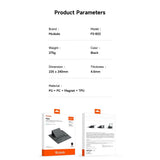 Suport de birou Mcdodo Magnetic Pliabil Stand Napa Series (FS-8020), pentru Laptop/Tablet, 3 Reglabil Angles, 11-16/7-11, negru