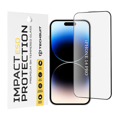Folie de protectie pentru iPhone 14 Pro, Techsuit ESD Glass