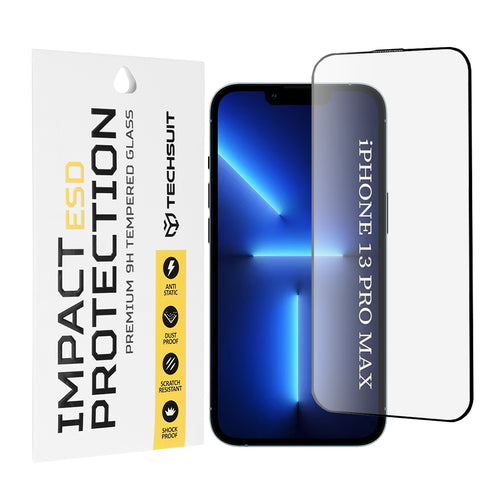 Folie de protectie pentru iPhone 13 Pro Max, Techsuit ESD Glass