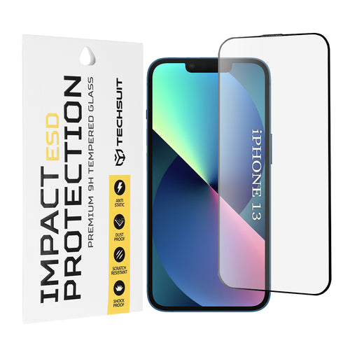 Folie de protectie pentru iPhone 13, Techsuit ESD Glass