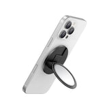 Suport de birou Mcdodo 2in1 Pliabil Magnetic Phone Stand (MR-7912), cu Integrat Makeup Mirror, Piele, negru
