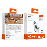 Suport de birou Mcdodo 2in1 Pliabil Magnetic Phone Stand (MR-7912), cu Integrat Makeup Mirror, Piele, negru