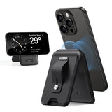 Portofel ESR Geo Magnetic Wallet Stand, maro
