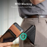 Portofel ESR Classic Geo Card Holder, negru