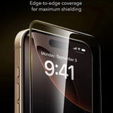 Folie de protectie pentru iPhone 16 Pro, ESR Corning Gorilla Glass UltraFit™ (3 pack)