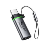 Adaptor Mcdodo Adapter Auto Power Off (OT-2450), Type-C to Type-C, PD100W, 5A, 480Mbps, Charging & Data Sync