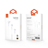 Mcdodo Casti cu fir (HP-7500), cu Volume Control, Type-C, DAC Chip, Hi-Res Audio, 1.2m, Alb